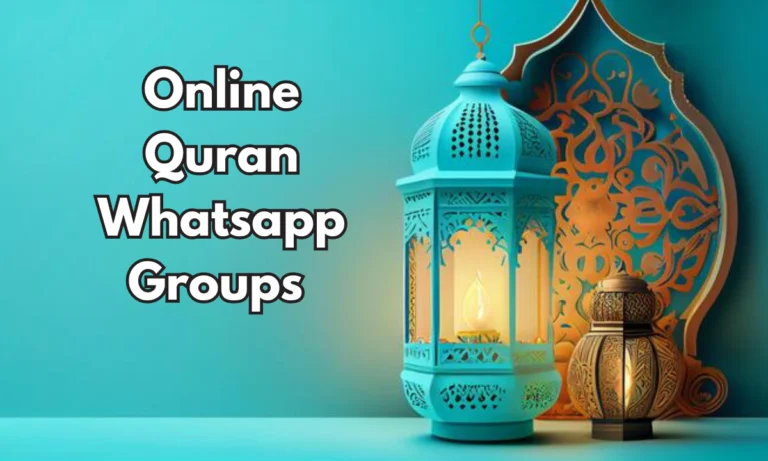 Online Quran WhatsApp Groups, Online Quran WhatsApp Groups Link