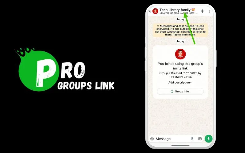 WhatsApp Groups links joining method