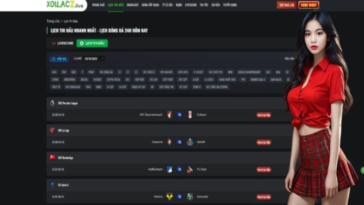 Popular Leagues Covered by Xoilac Live