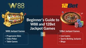 Beginner’s Guide to W88 and 12Bet Jackpot Games